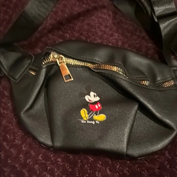 Disney Mickey Mouse White and Black Crossbody Bags - Picture 4 of 5